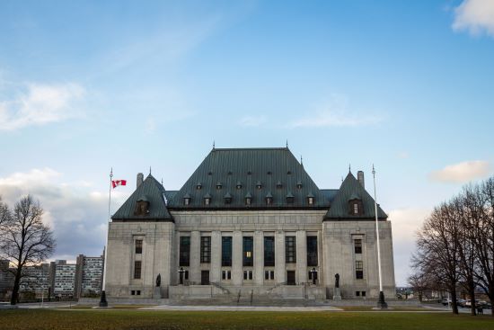 Main Building and headquarters of the Supreme Court of Canada, in Ottawa, Ontario. Also known as SCOC, it is the highest justice body of Canada