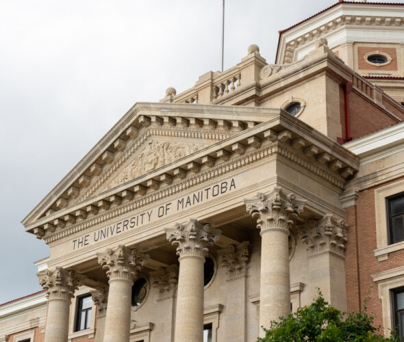 University of Manitoba Administration Building in Winnipeg, MB, Canada University of Manitoba Administration Building in Winnipeg, MB, Canada, on July 19, 2023. The University of Manitoba is a Canadian public research university in the province of Manitoba.